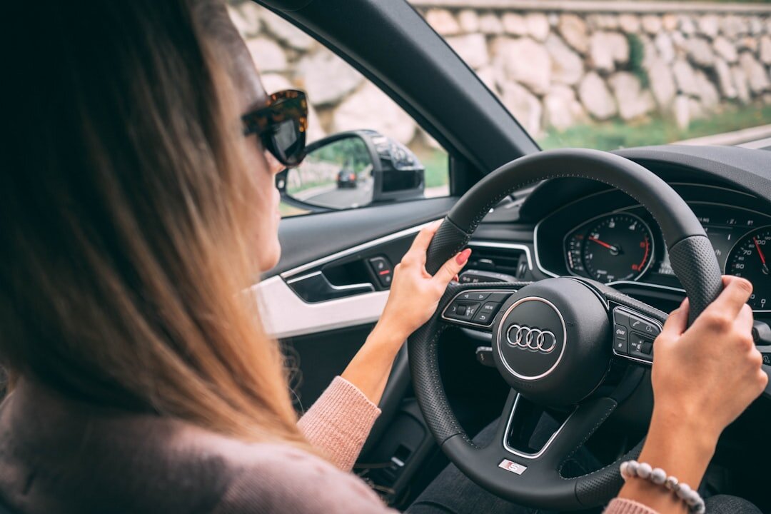 buyer test driving car
